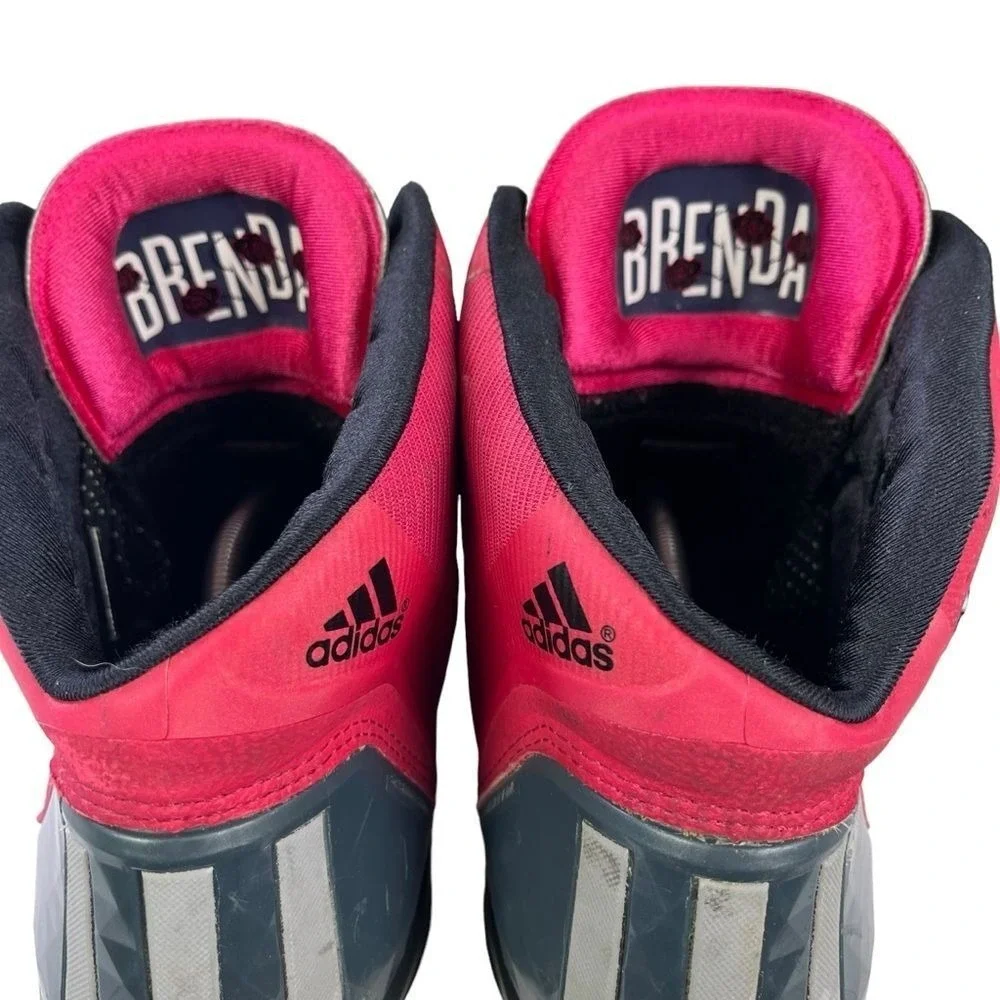 Vintage Adidas‎ D Rose 4.5 Mens 14 Pink Basketball Sneakers GeoFit SprintFrame